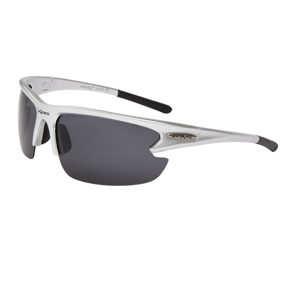 Xsports Solbriller XS53 Sølvfarvet med mørk linse