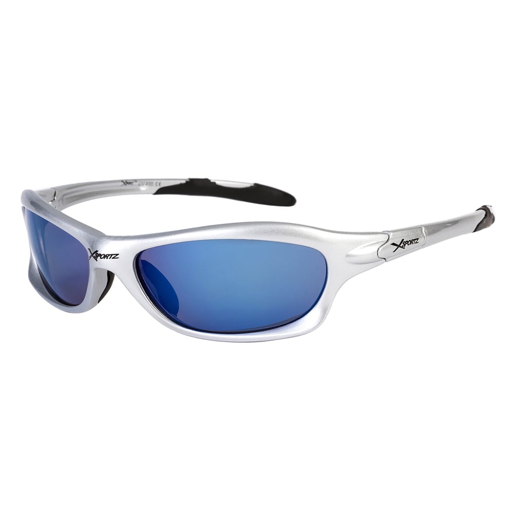 Xsports Solbriller XS87 Sølvfarvet med blå linse