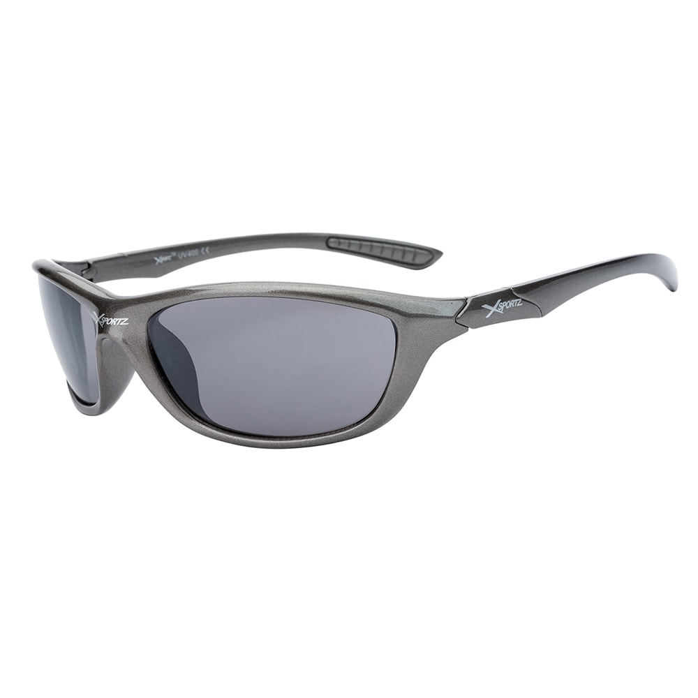 Xsports Solbriller XS556 Sølvfarvede med mørk linse