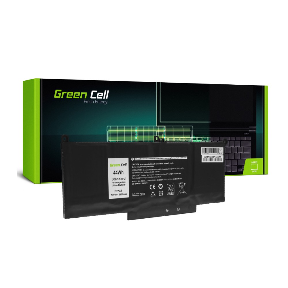Green Cell Laptopbatteri F3YGT til Dell Latitude 7280 7290 7380 7390 7480 7490