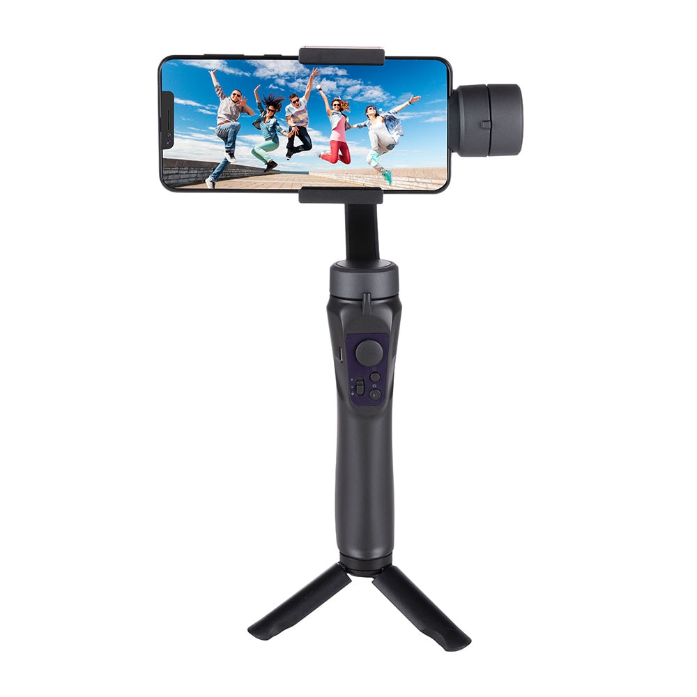Grundig Selfie-stick med trefod, Bluetooth og 3-akslet stabilisering