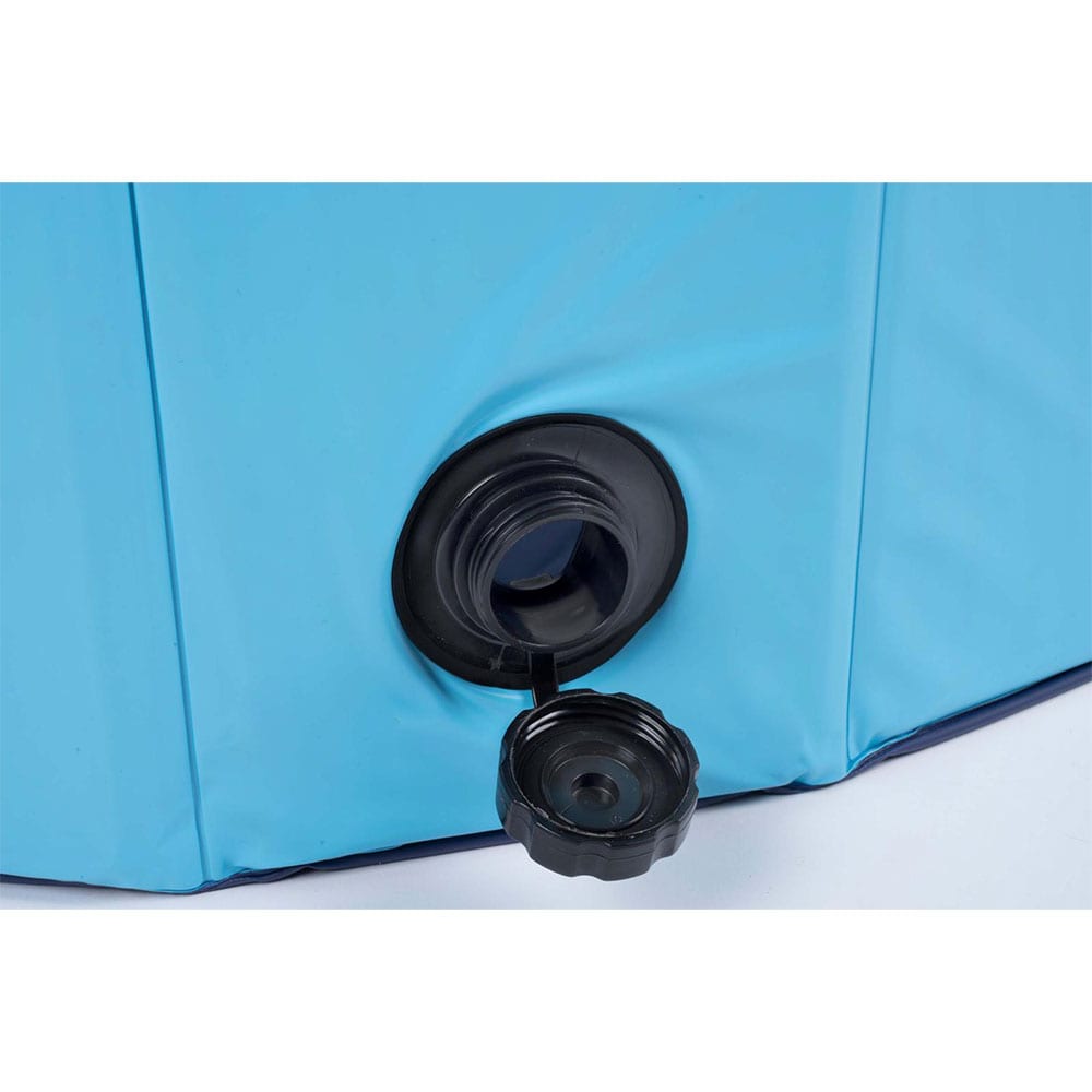 Hundepool med ventil 80x30cm / pool til hund / hundebassin / hundebad