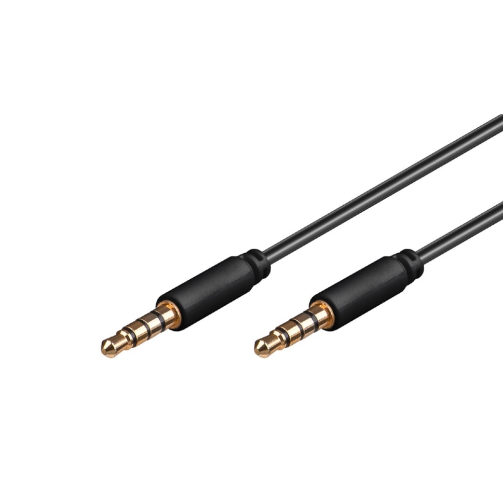 Com AV-kabel 3,5 mm 4-pins - 1,5 m