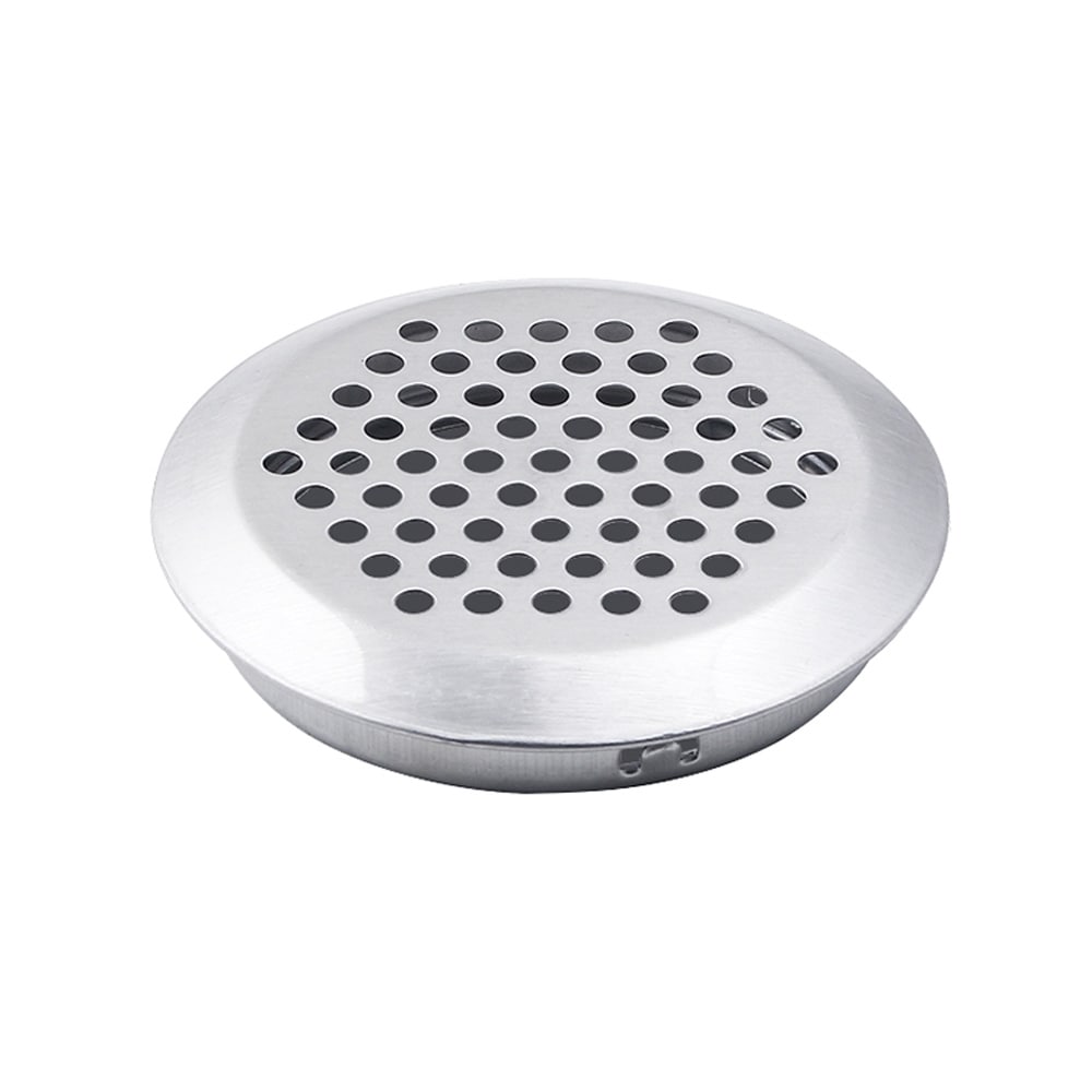 10-pak med runde ventilationsriste i rustfrit stål - 35 mm indvendig diameter