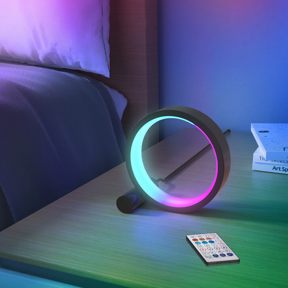 LED RGB Bordbelysning Ring 26 cm