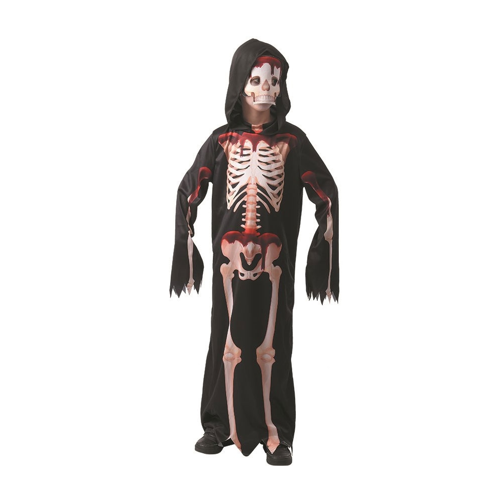 Maskeradedragt - Blodigt skelet 134-140