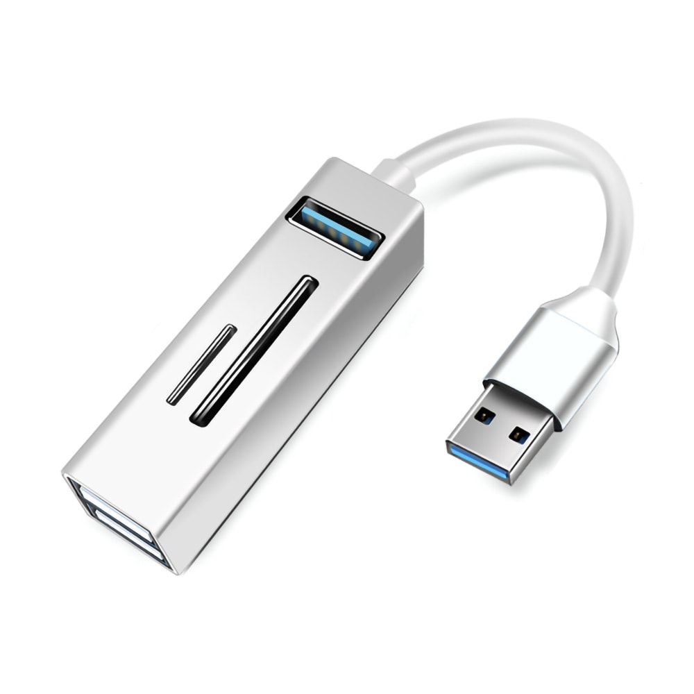 USB 3.0 til USB og Memorycardlæser