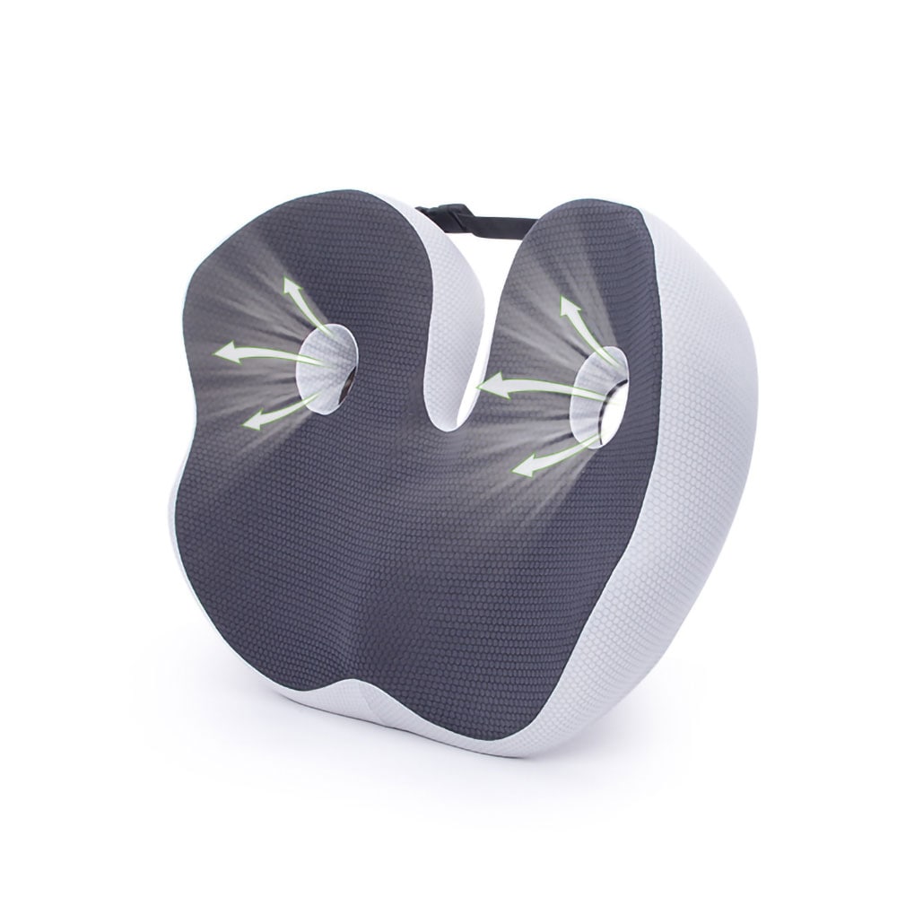 Sædepude i Memory Foam, ortopædisk