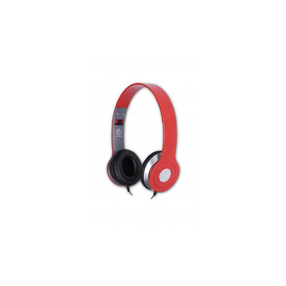 Rebeltec hovedtelefoner med AUX - rød