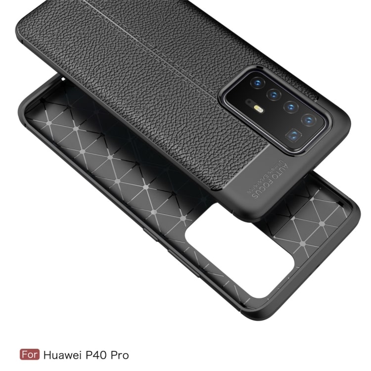 TPU-cover til Huawei P40 Pro - Sort