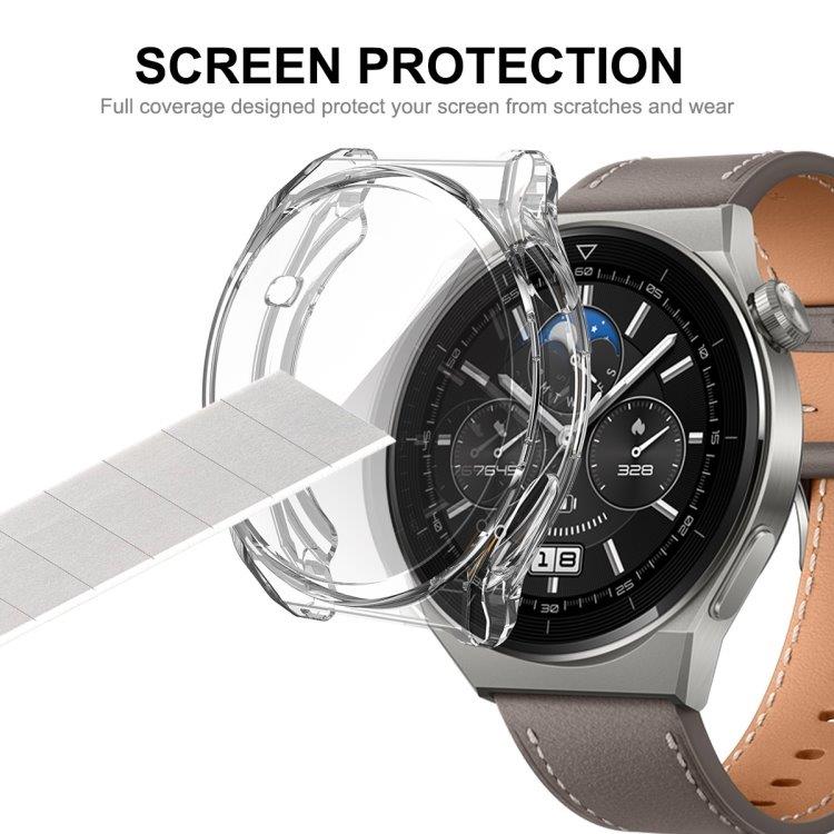 TPU-cover med skærmskåner til Huawei Watch GT 3 Pro 46mm