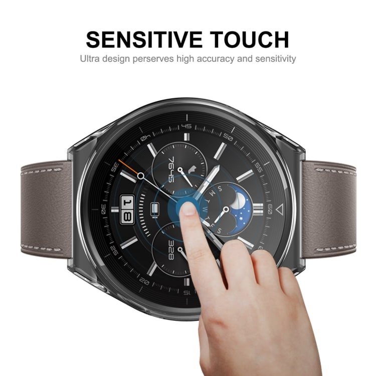 TPU-cover med skærmskåner til Huawei Watch GT 3 Pro 43mm