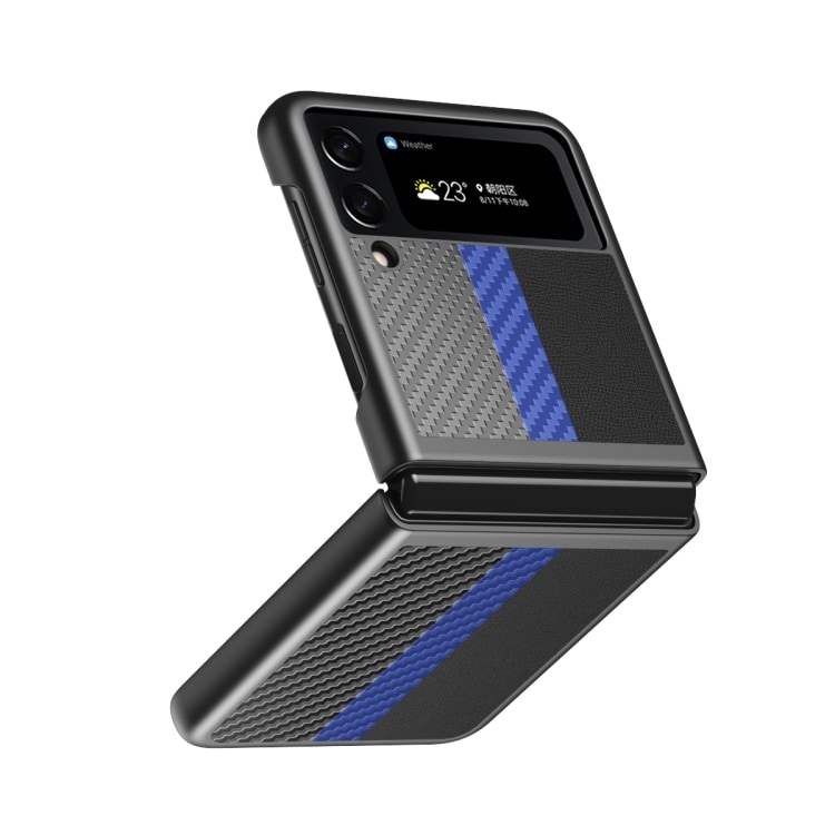 Bagcover til Samsung Galaxy Z Flip4 - sort/blå