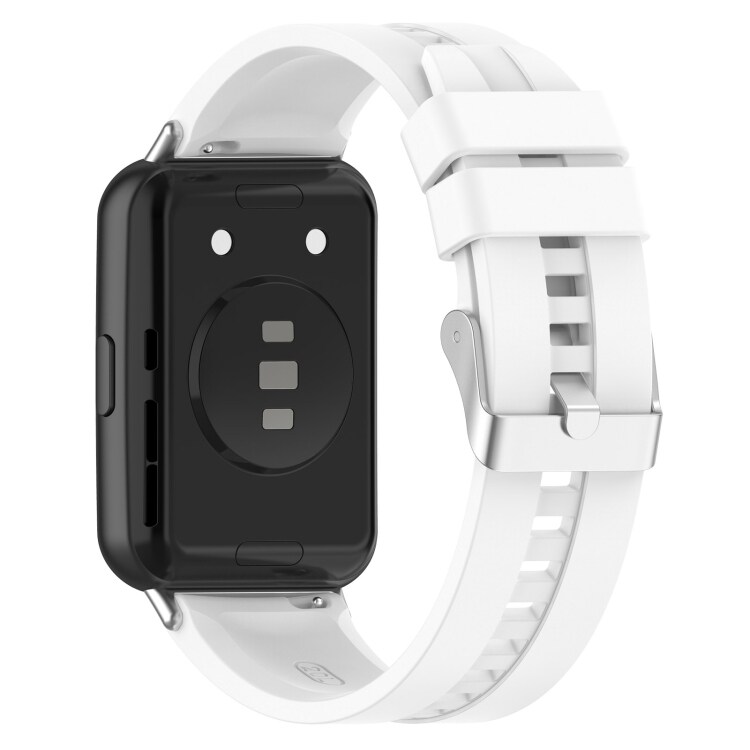 Silikonerem til Huawei Watch Fit 2 - hvid