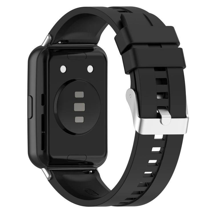 Silikonerem til Huawei Watch Fit 2 - sort