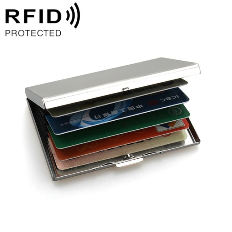 Kortholder med RFID-skydd i rustfrit stål