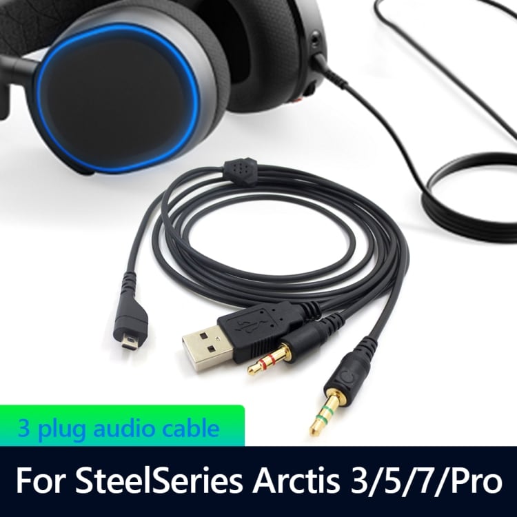 Lydkabel til headset, SteelSeries Arctis 3/5/7/Pro