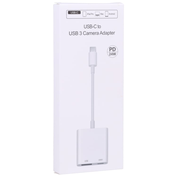 2-i-1 USB-C til USB-C og USB-A