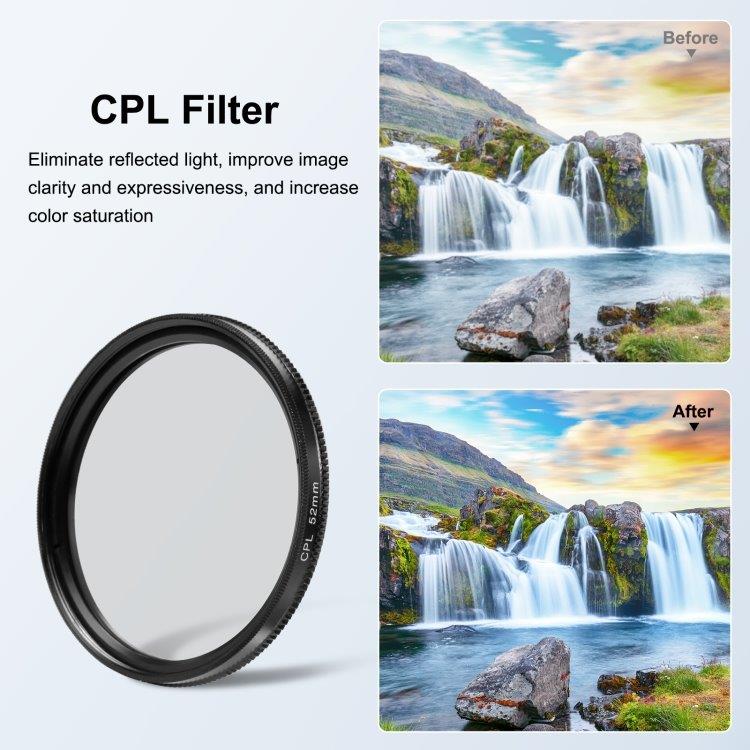 CPL-filter til GoPro HERO9 Black/HERO10 Black