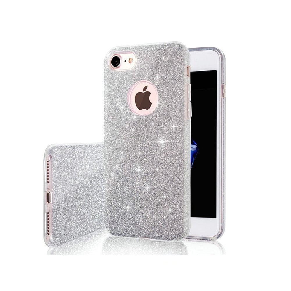 Glitrende cover til Samsung Galaxy A33 5G - sølvfarvet