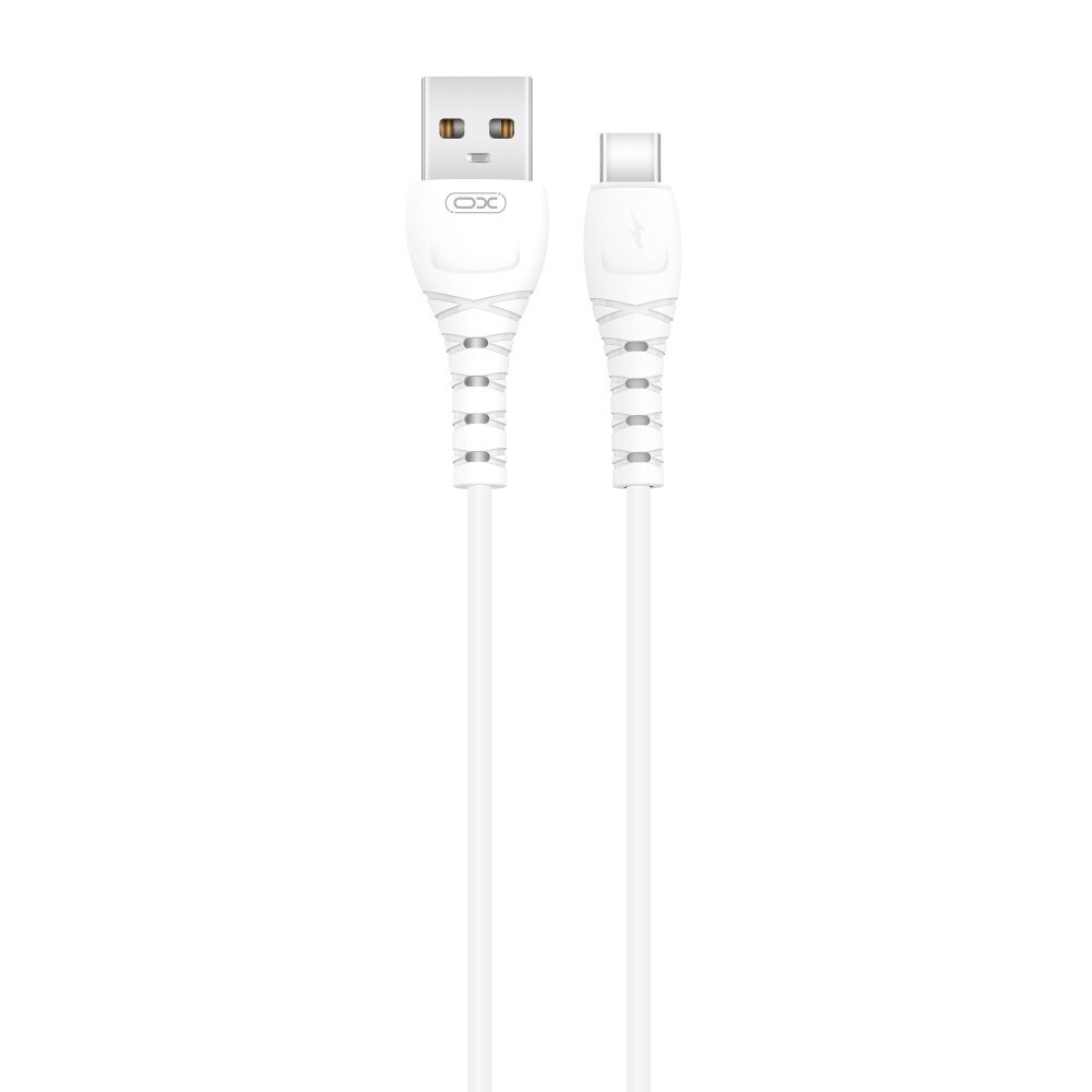 XO USB - USB-C 1,0 m 3 A - hvid