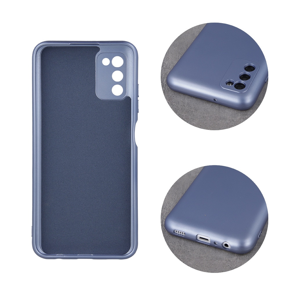 Metallisk cover til Samsung Galaxy A13 - lyseblå
