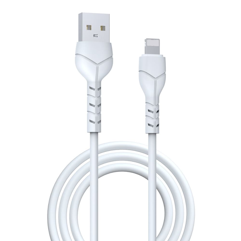 Devia USB - Lightning 1,0 m 2,1A - hvidt