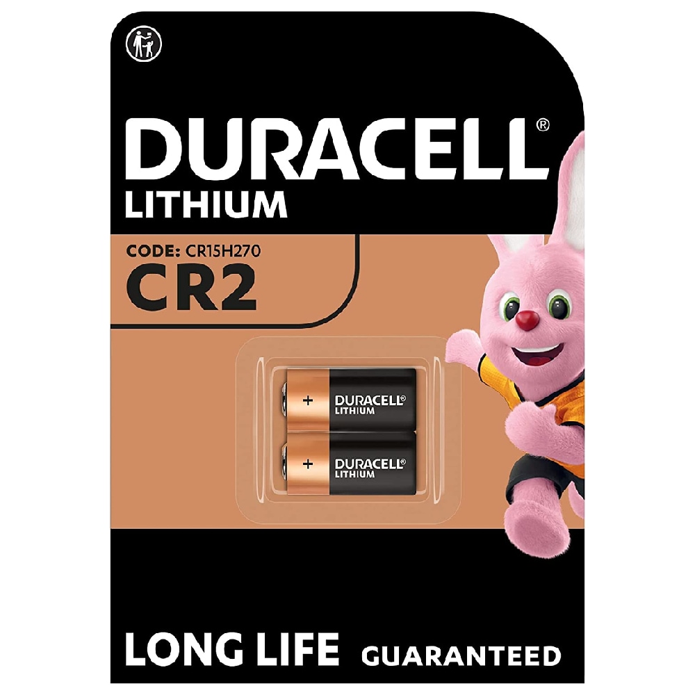 Duracell CR2-batteri 3V 2-pak