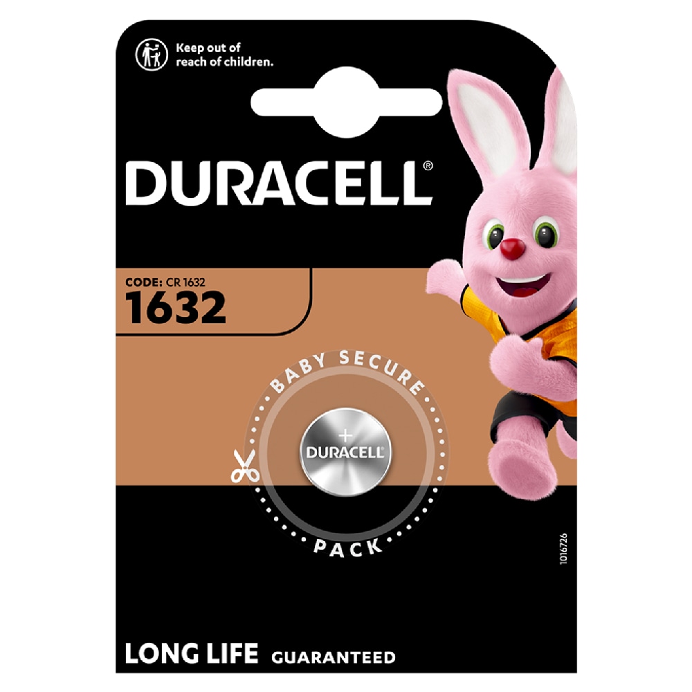 Duracell Knappcellsbatteri CR1632 1-pak