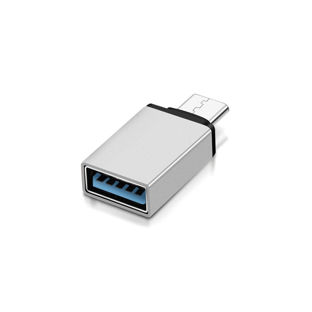 Adapter USB-C til USB-A 3.0 - sølv