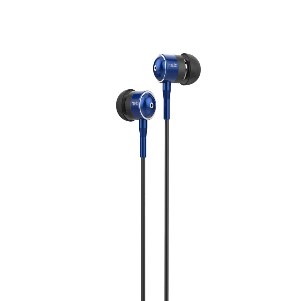 HAVIT HV-L670 in-ear høretelefoner - sort/blå