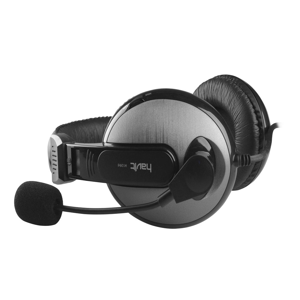 HAVIT  H139d on-ear hovedtelefoner med mikrofon - grå