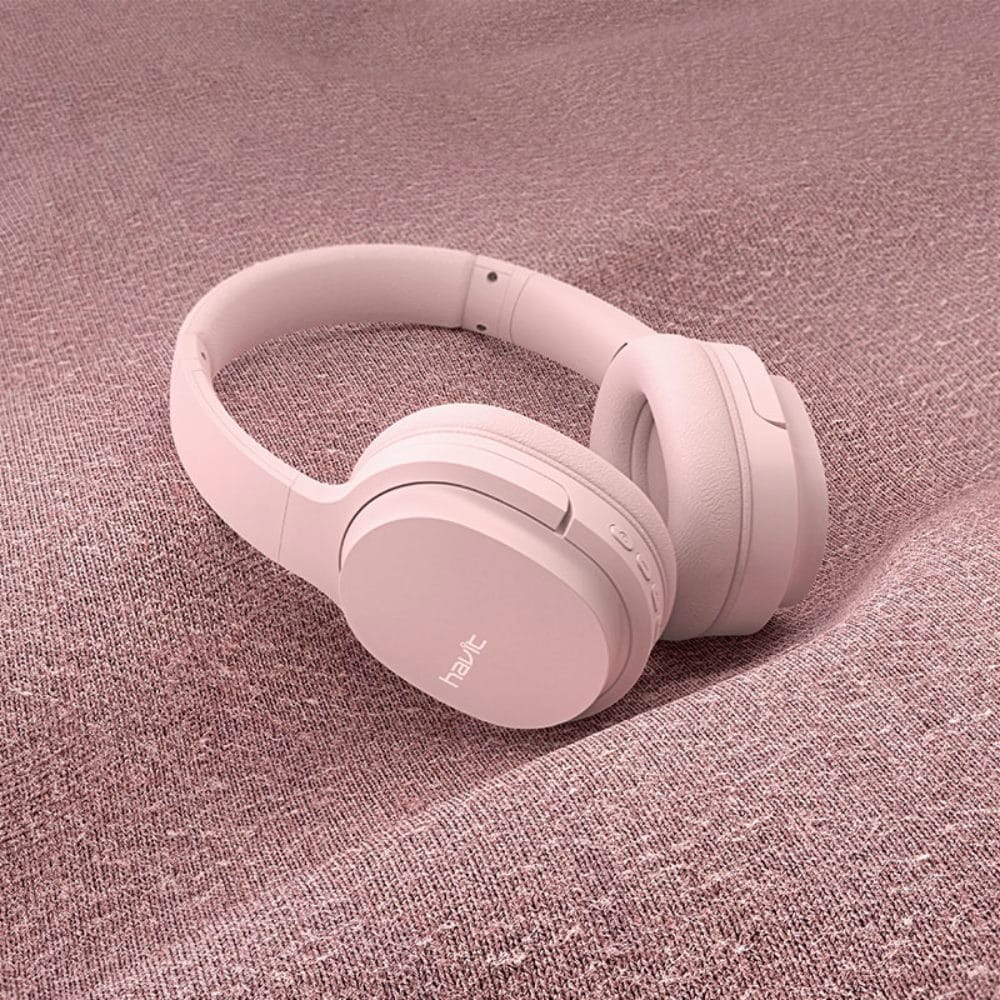 HAVIT I62 on-ear trådløse hovedtelefoner - pink