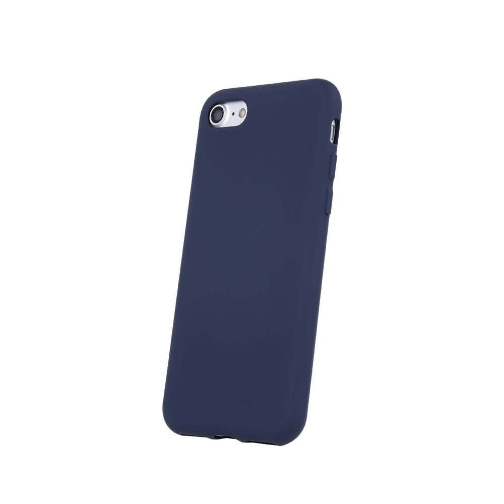 Silikone-cover til iPhone X / XS - mørkeblå