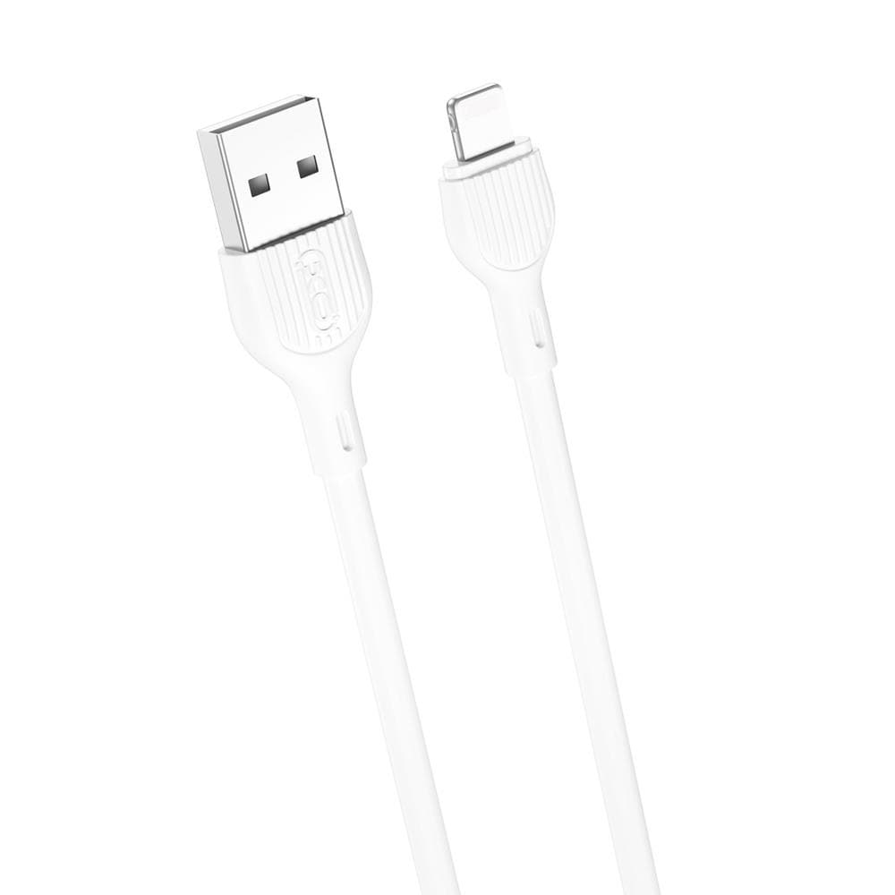 XO USB - iPhone 2,0m 2.1A - hvid