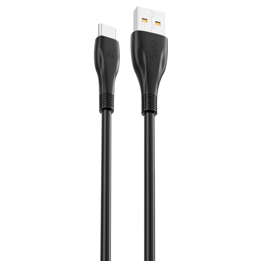 XO USB - USB-C 1,0m 6A - sort