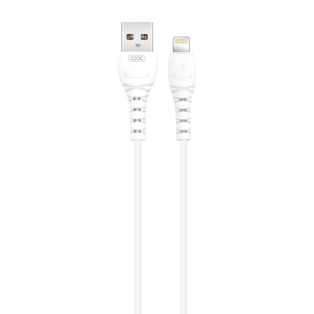 XO USB - iPhone 1,0m 3A - hvid