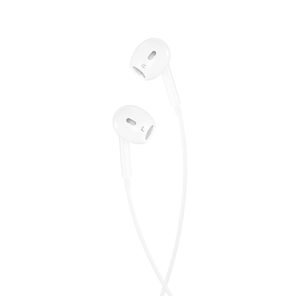 XO In-ear hovedtelefoner med AUX - hvid