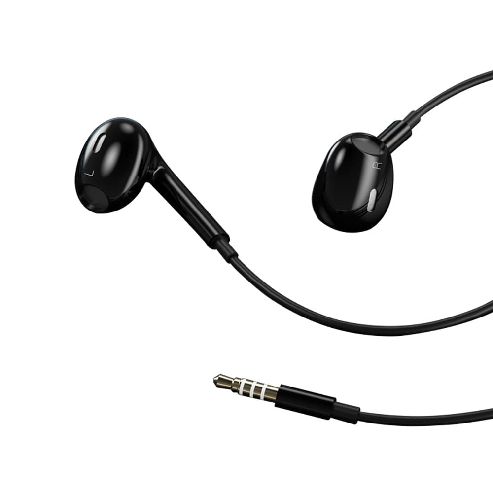 XO In-ear hovedtelefoner med AUX - sort