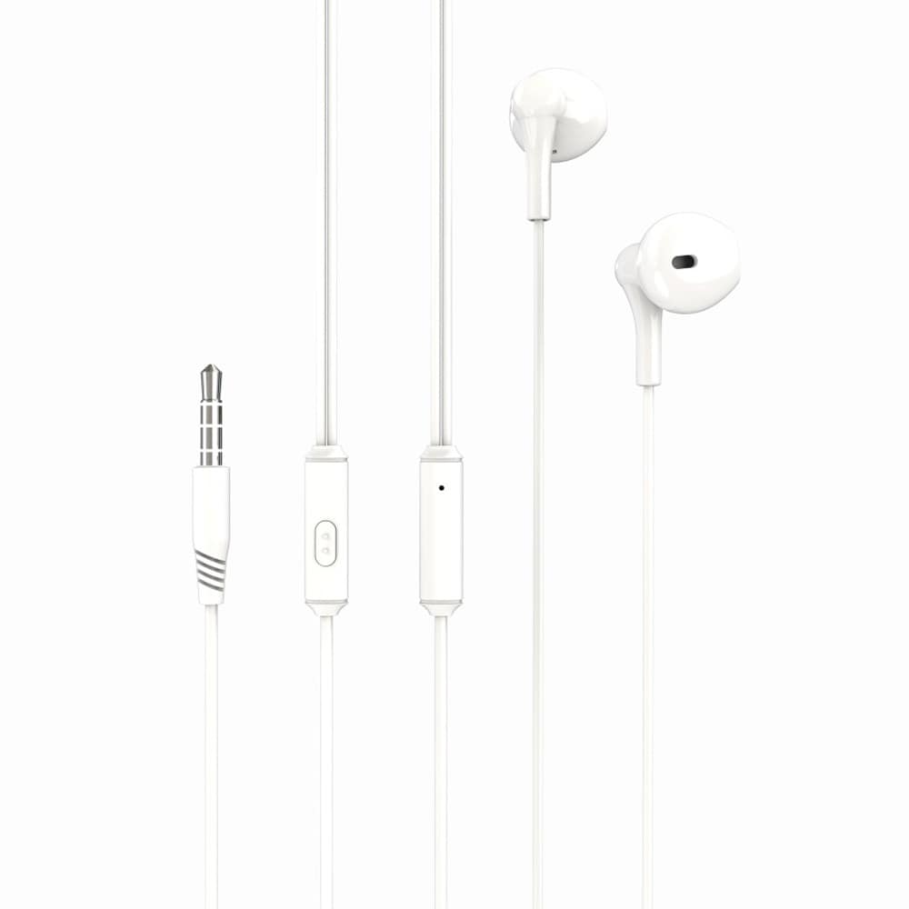 XO EP39 in-ear hovedtelefoner med AUX - Hvid