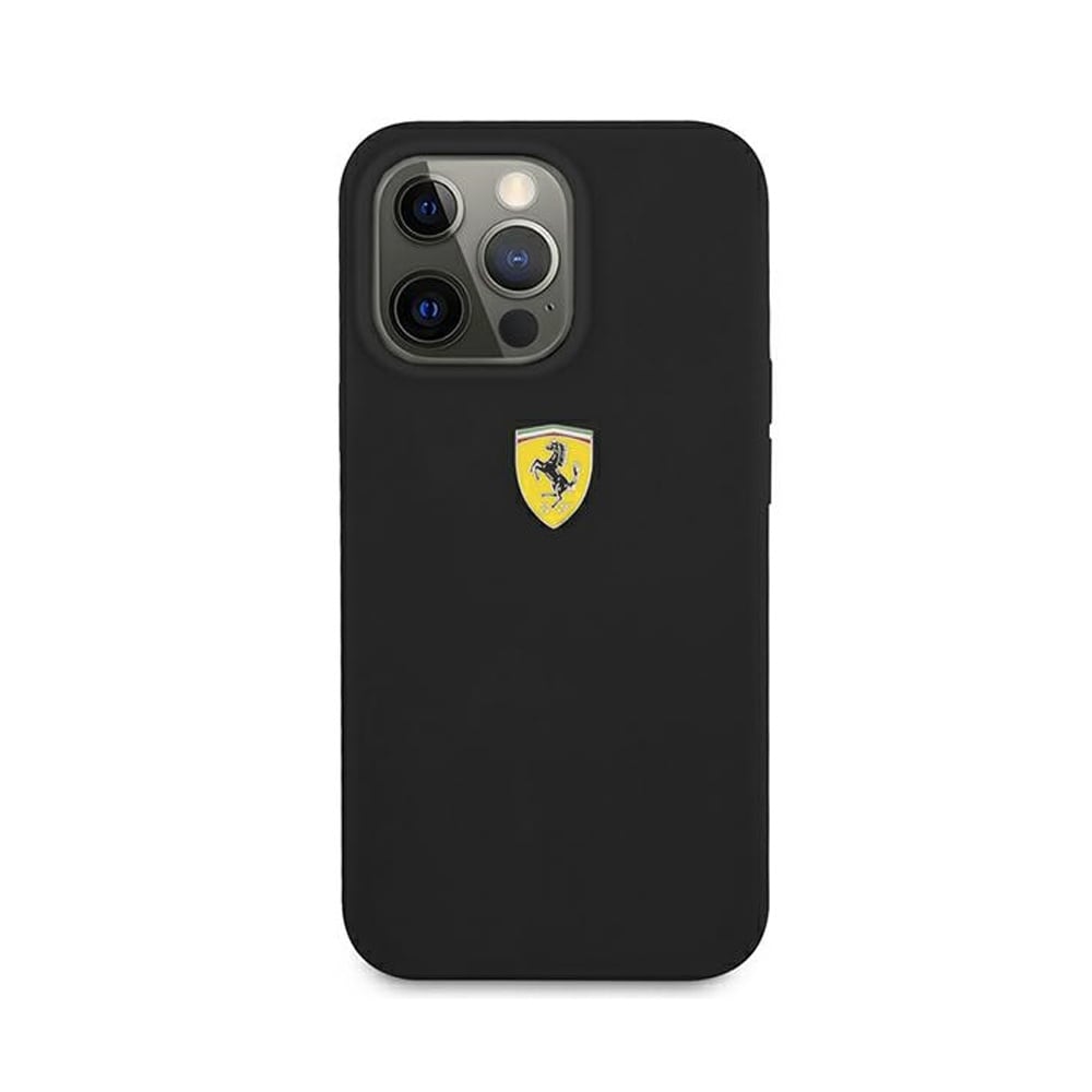 Ferrari bagcover til iPhone 13 Pro Max - sort
