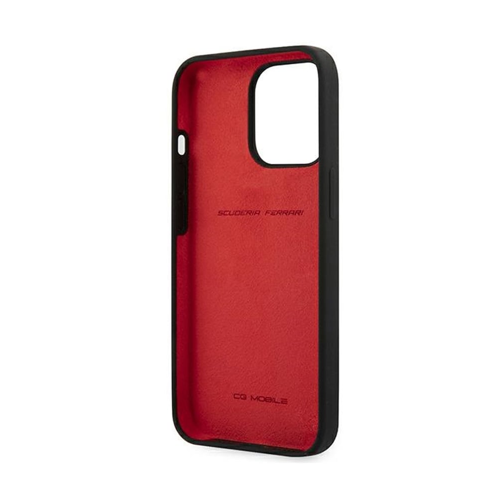Ferrari bagcover til iPhone 13 / 13 Pro - sort