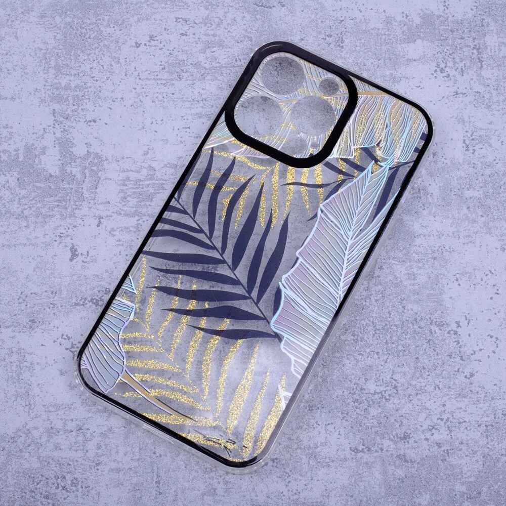 Bagcover til Xiaomi Redmi Note 8T Gyldne blade