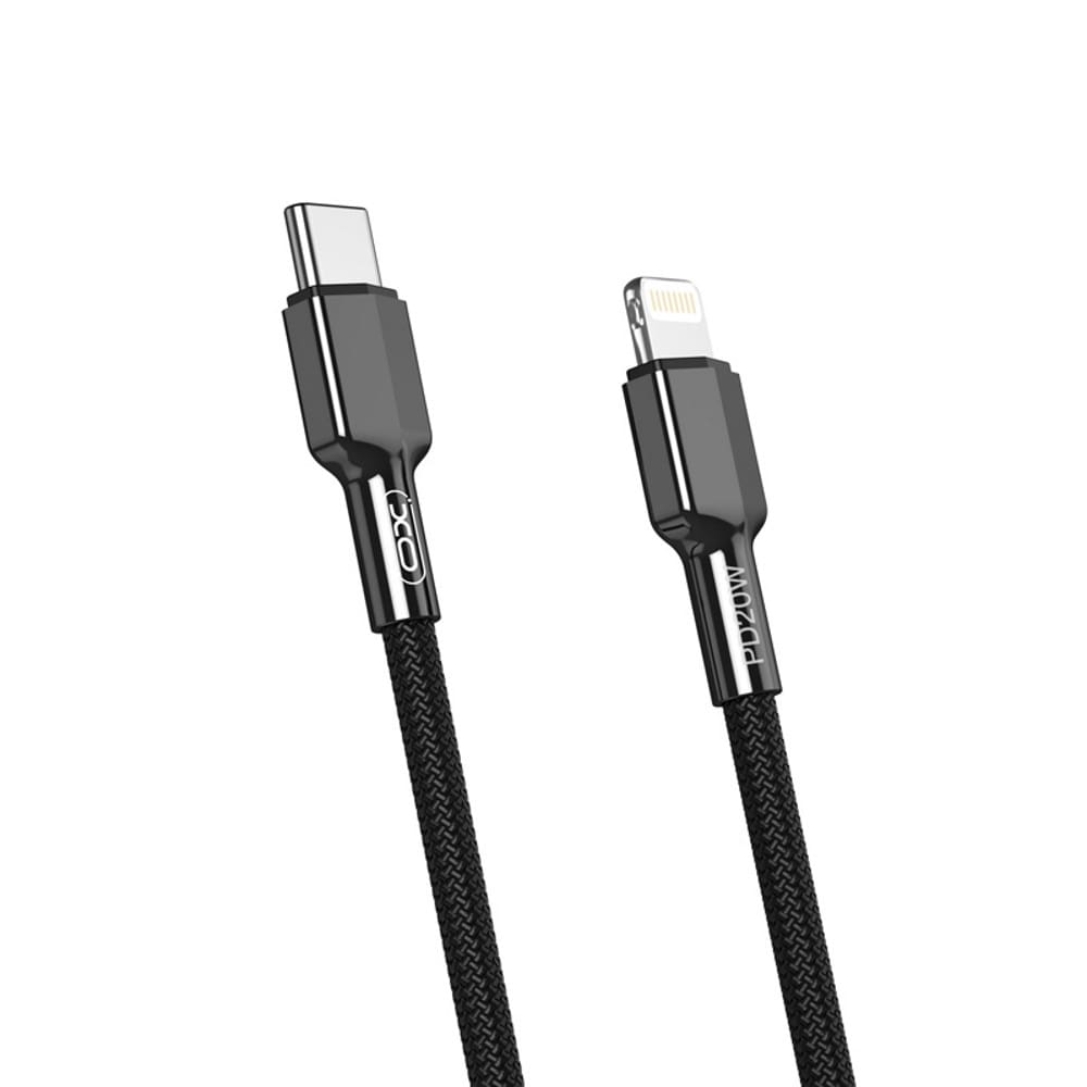 XO USB-Kabel 20W PD USB Type C - Lightning 1m Sort