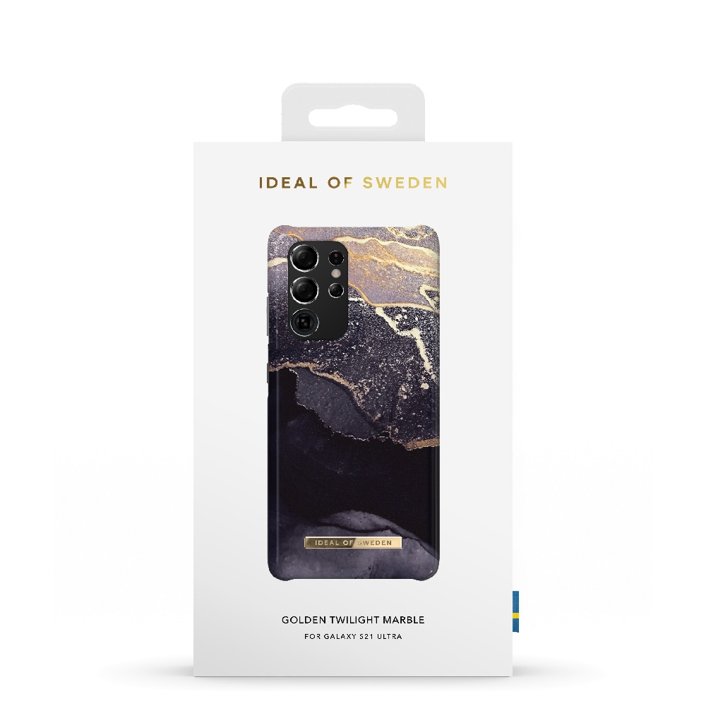 IDEAL OF SWEDEN Mobilcover Golden Twilight Marble til Samsung Galaxy S21 Ultra