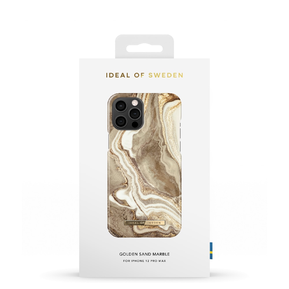 IDEAL OF SWEDEN Mobilcover Golden Sand Marble til iPhone 12 Pro Max
