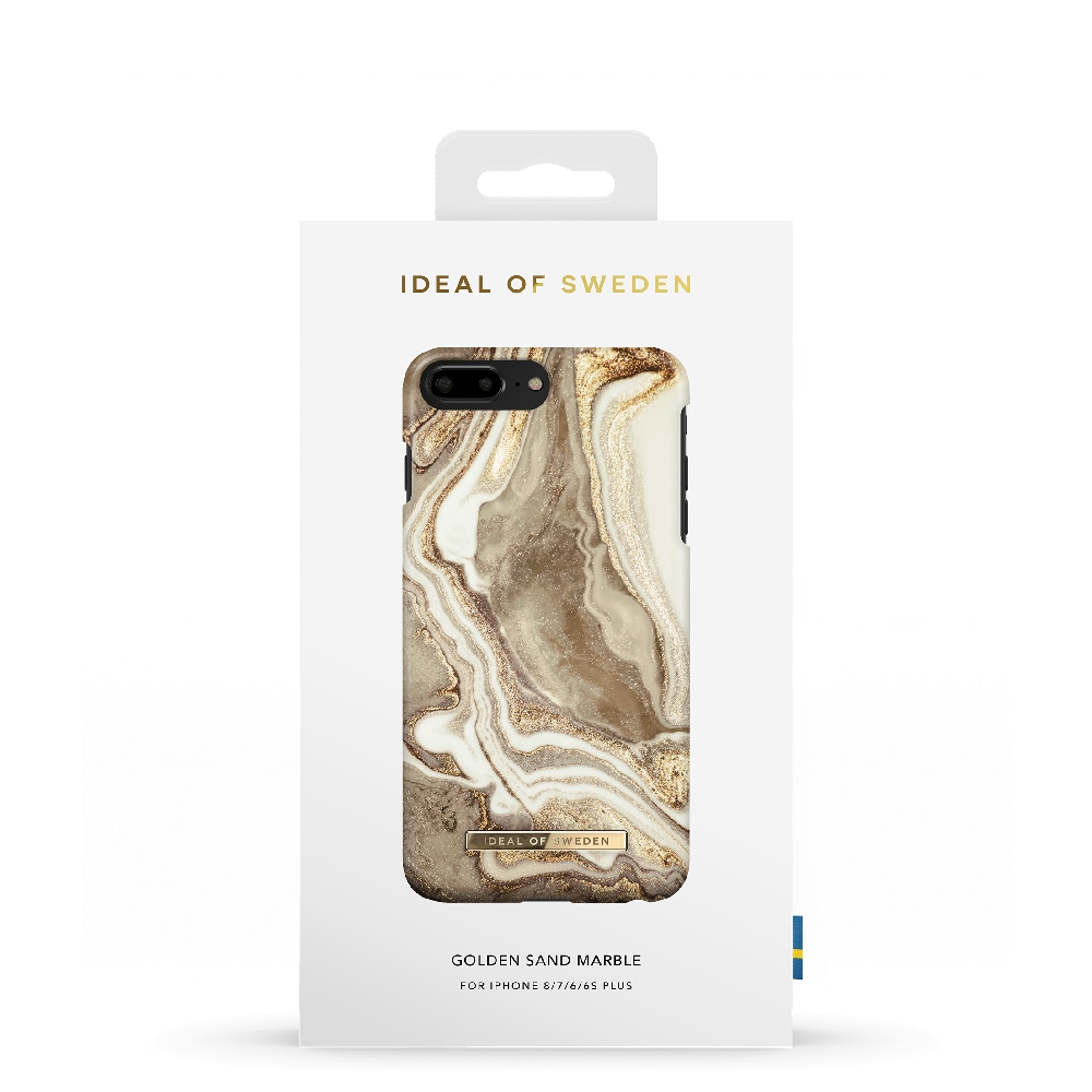 IDEAL OF SWEDEN Mobilcover Golden Sand Marble til iPhone 8/7/6/6S Plus