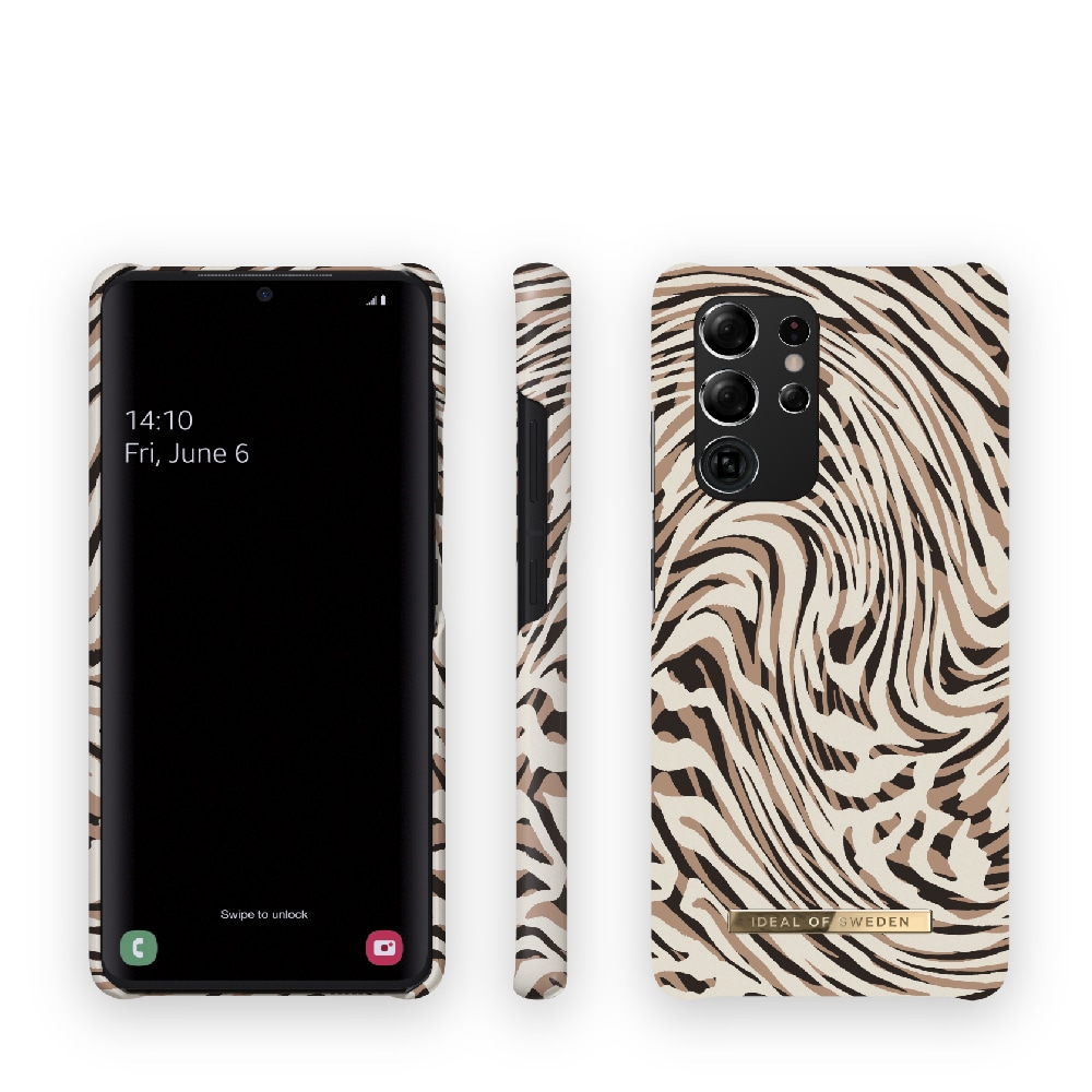 IDEAL OF SWEDEN Mobilcover Hypnotic Zebra til Samsung Galaxy S21 Ultra