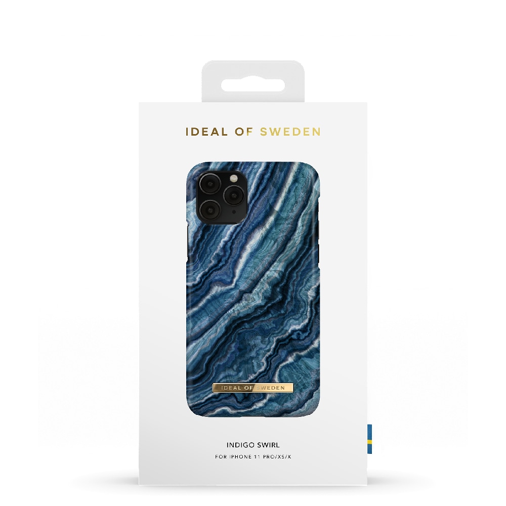 IDEAL OF SWEDEN Mobilcover Indigo Swirl til iPhone 11 Pro/XS/X