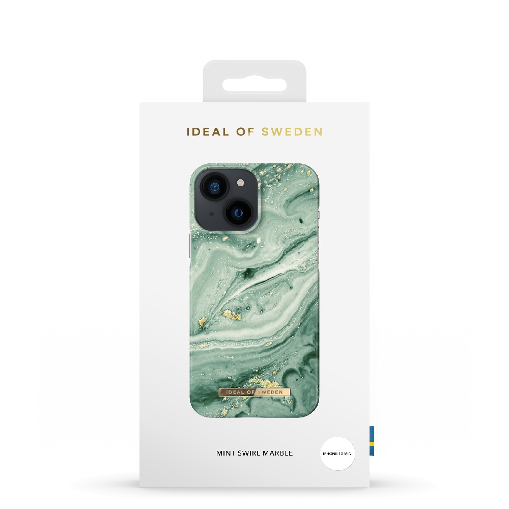 IDEAL OF SWEDEN Mobilcover Mint Swirl Marble til iPhone 12 mini